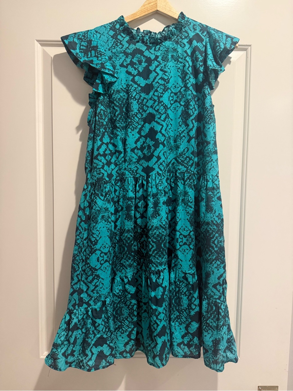 Willa Story sleeveless tiered mini dress size L